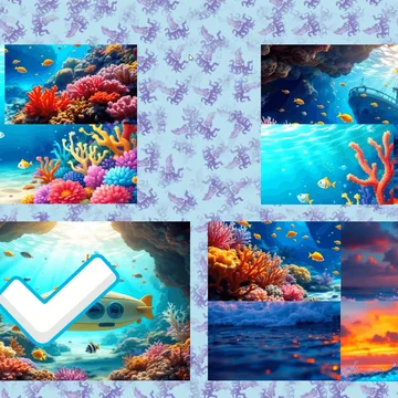 Погрузитесь в подводный мир! Собирайте яркие картинки из перемешанных кусочков в увлекательной головоломке Микс Пазл: Подводный. Развивайте логику и внимание!