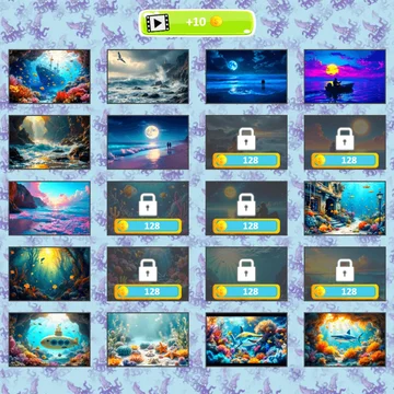 Погрузитесь в подводный мир! Собирайте яркие картинки из перемешанных кусочков в увлекательной головоломке Микс Пазл: Подводный. Развивайте логику и внимание!