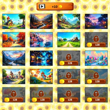 Собирай красивые картинки деревень! Пазлы, разделенные на части, нужно собрать, меняя местами элементы. Развивай внимание и логическое мышление!