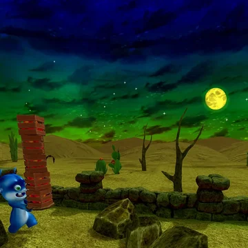 Папа Бузя несёт домой добро! Кормит детишек, носит книги, делает запасы и строит домик.