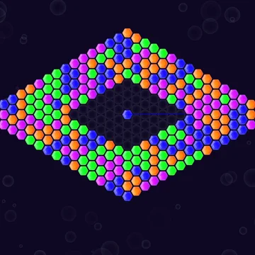 Невероятно захватывающий гексагональный бабл-шутер в сочетании с механикой "три в ряд". Очистите поле от цветных шариков, стреляя по ним во все стороны.