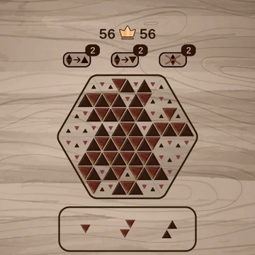 Время позитива с игрой "Деревянные блоки треугольные". Попробуйте новый вариант любимой игры.