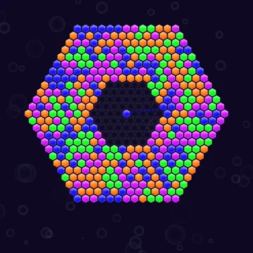 Невероятно захватывающий гексагональный бабл-шутер в сочетании с механикой "три в ряд". Очистите поле от цветных шариков, стреляя по ним во все стороны.