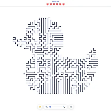 Arrow Escape: Puzzle — головоломка на логику и порядок действий: нажимай на стрелки, чтобы вывести их с поля по направлению, которое они показывают.