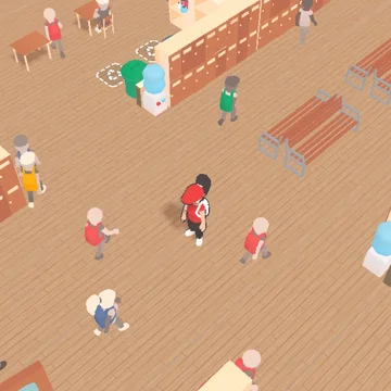 "Симулятор школы: Моя школа" - это игра, в которой необходимо управлять школой, открывать новые классы, туалеты, столовую, и помогать школьникам учиться.