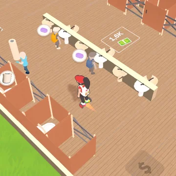 "Симулятор школы: Моя школа" - это игра, в которой необходимо управлять школой, открывать новые классы, туалеты, столовую, и помогать школьникам учиться.