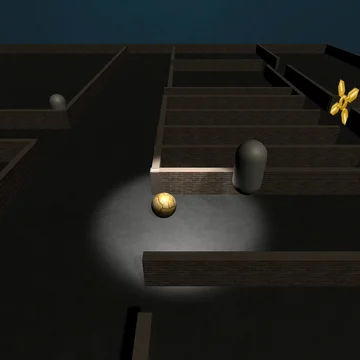 Не заходи в эту игру ночью, потому что в этой игре тебя ждут самые жуткие скримеры во время прохождения лабиринта, играя за мячик. Но если ты решил зайти, то тебя ждет много уровней, головоломок и, конечно же, скримеров. Собирай ключи, Открывай двери!