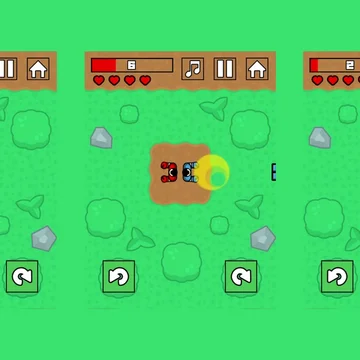 Захватывающий аркадный экшен с видом сверху, проверяющий вашу реакцию.