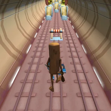 Прыгай, уклоняйся, разбивай препятствия и догоняй итальянских животных играя за Тунг Тунг Сагура в безумном раннере!