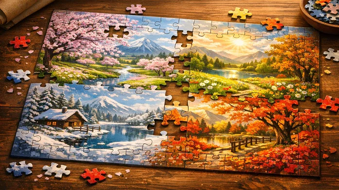 Уютные Пазлы на Пикабу Игры