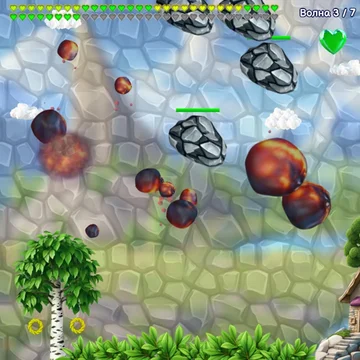 Метеоритная битва — это драйвовая аркада на проверку твоей реакции! Космос атакует: метеориты наступают со всех сторон, и только твои меткие клики могут спасти положение. Успевай перехватить угрозу, пока экран не заполнился хаосом.