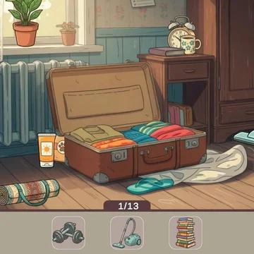 Собирай скрытые предметы на Мальдивах! Расслабляющая игра-головоломка с красивыми локациями. Найди все вещи на курорте! Игра для отдыха и тренировки внимания.
