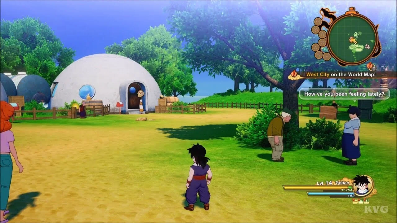 Dragon Ball Z: Kakarot - Open World Free Roam Gameplay (PS4 HD) [1080p60FPS]