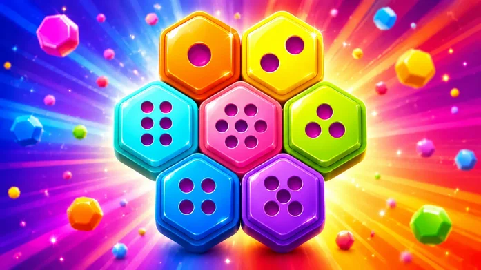 Кубики 2048: Гекса Слияние на Пикабу Игры