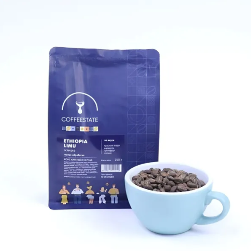 Кофе в зёрнах Ethiopia Limu COFFEESTATE, 250 гр
